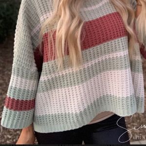 POL Boxy Contrast Sweater